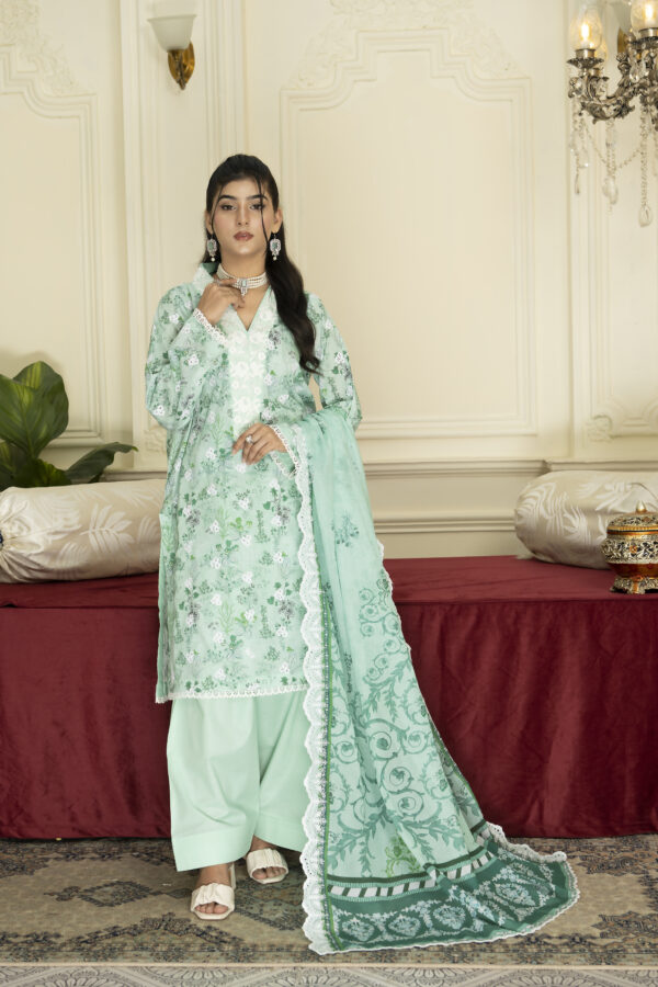Light teal suit