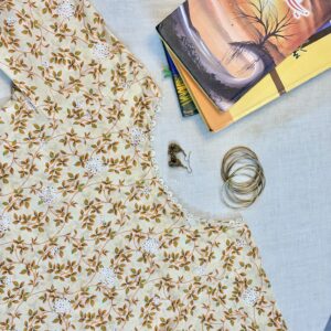 butter yellow suit (unstitched)